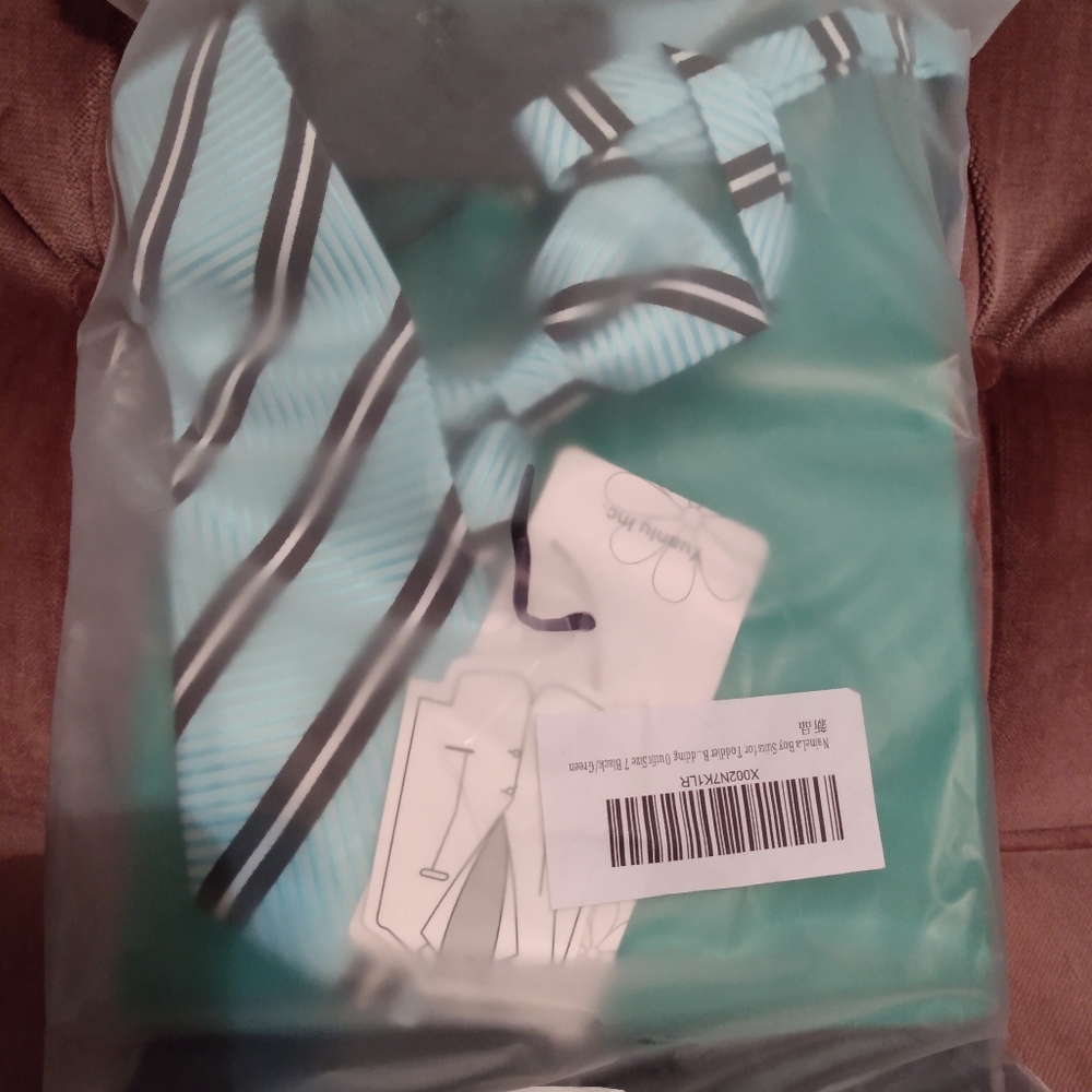 Boys pinstripe vest pant suit.  BNWT Size 7